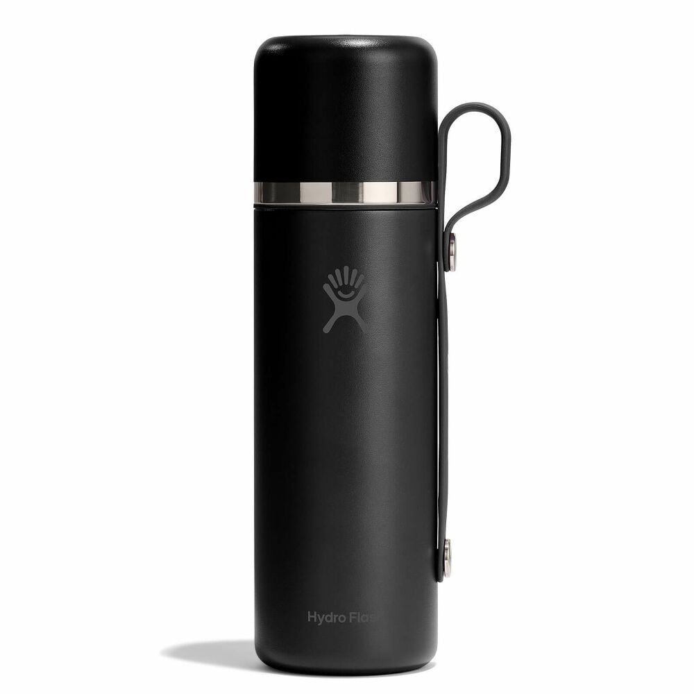 28 oz Hot Flask & Cup - Black